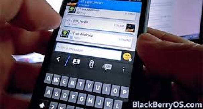 BlackBerry Messenger para iOS y Android sumó 20 millones de usuarios en una semana