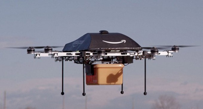 Amazon prueba el envío de paquetes con drones