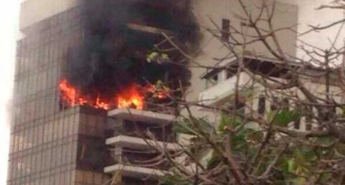 Incendio se registra en el centro de Guayaquil