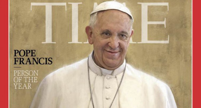 El papa Francisco es la Persona del Año 2013 para la revista Time