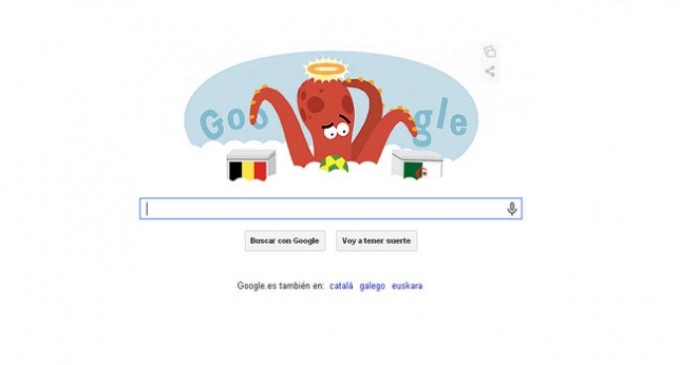 El doodle de Google ‘resucita’ al pulpo Paul